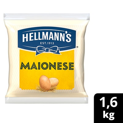 Maionese Hellmann's Saco 1,6 kg - Com Hellmann’s sua salada de batata fica com ótima aparência, firme e muito saborosa!